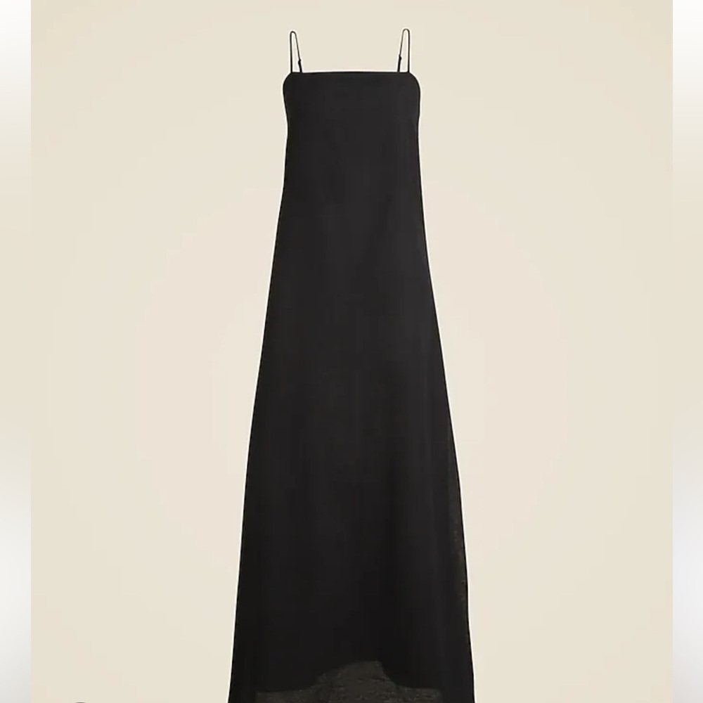 J. Crew Elegant Black Maxi Dress